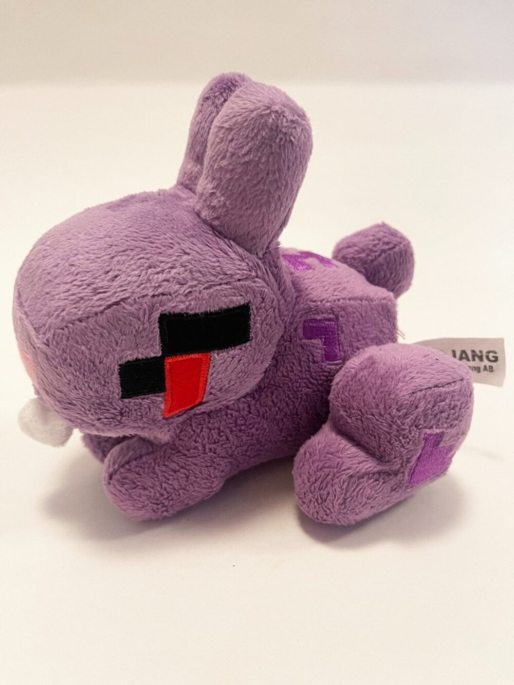 Minecraft Purple Corrupt Bunny Plush 7" Mojang 2017 J!NX Jazwares Stuffed Animal